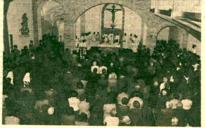 Inauguración de la iglesia parroquial del Sto Cristo Misericordia – Abril 1984